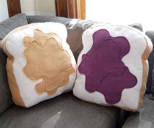 Peanut Butter Jelly Pillows