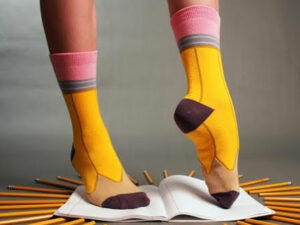 Pencil Socks | Million Dollar Gift Ideas