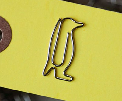 Penguin Shaped Paper Clips
