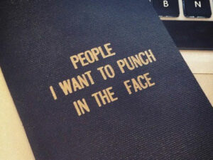 People I Want To Punch In The Face Book | Million Dollar Gift Ideas