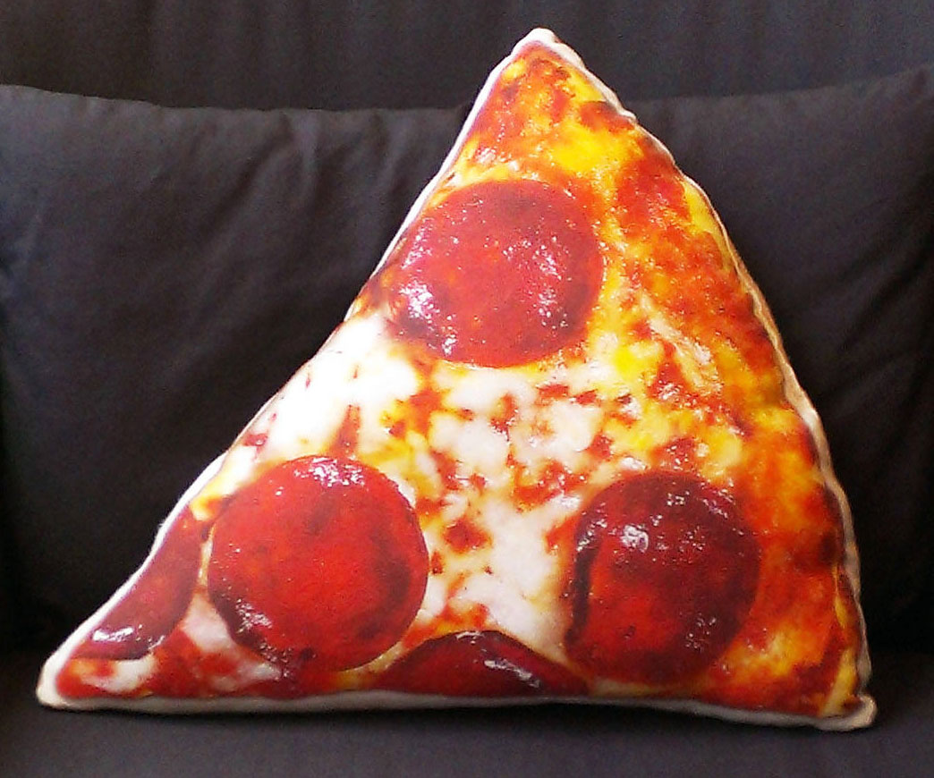 Pepperoni Pizza Slice Pillows 1