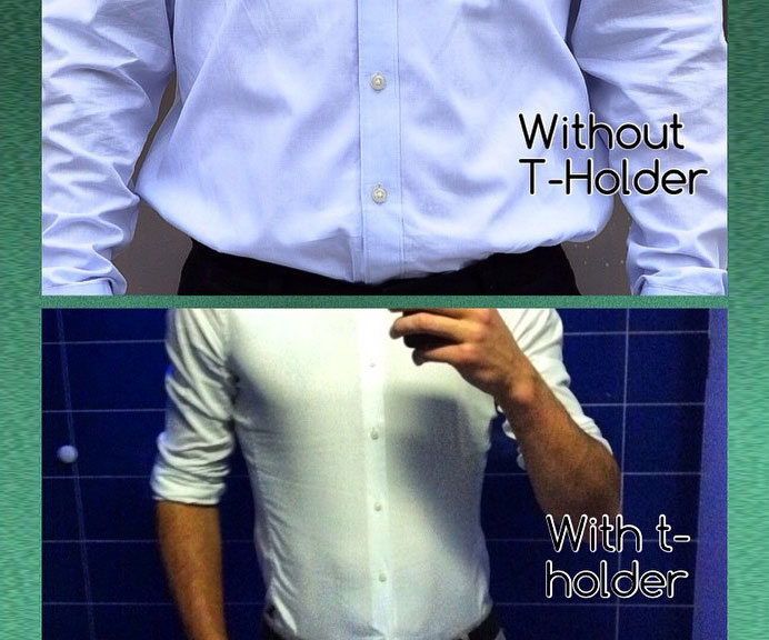 Perfectly Tucked In Shirt Holder 2