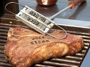 Personalized BBQ Branding Iron | Million Dollar Gift Ideas