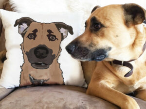 Personalized Dog Pillow | Million Dollar Gift Ideas
