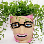 Personalized Face Plant Pots 1