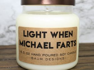 Personalized Fart Extinguisher Candles | Million Dollar Gift Ideas