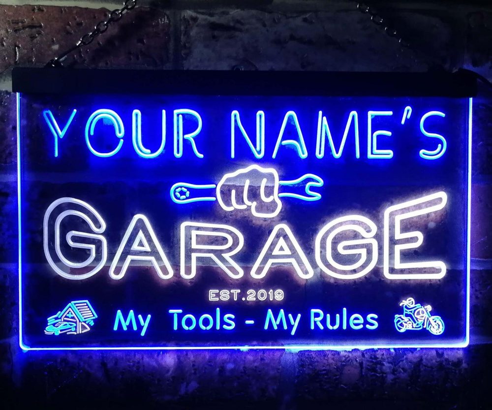 Personalized Garage Neon Sign 1