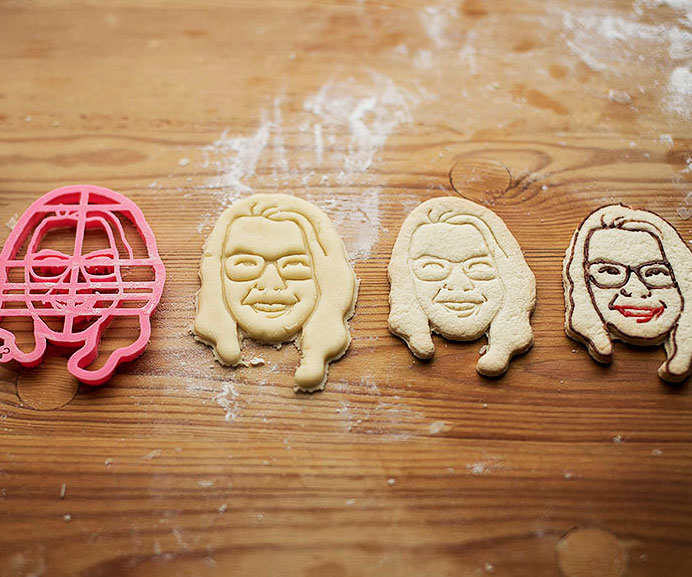 Personalized Portrait Cookie Cutters