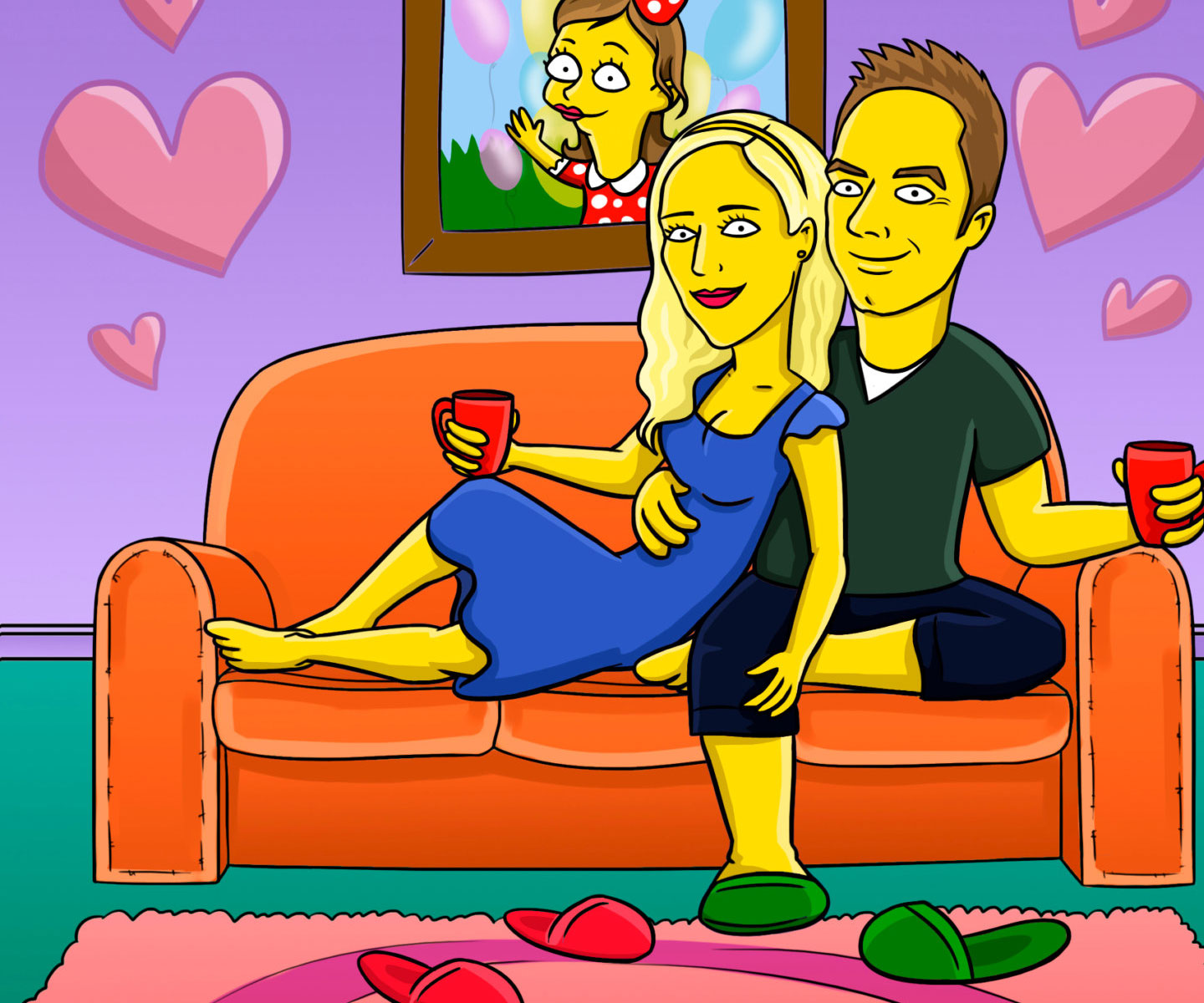 Personalized Simpsons Family Portrait 2