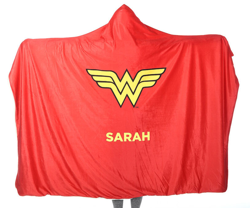 Personalized Wonder Woman Blanket