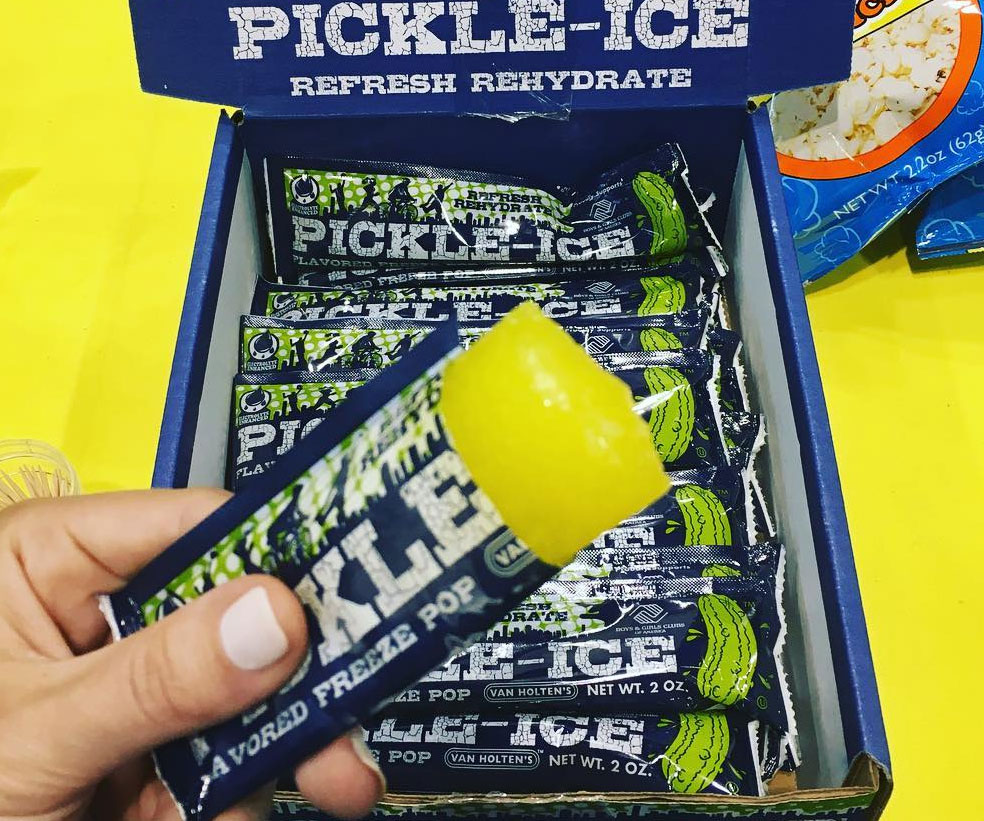 Pickle Flavored Ice Pops