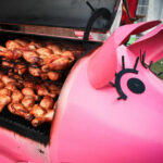 Pig Shaped Wood Fired Grill