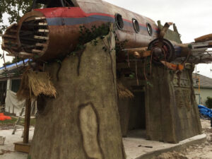 Plane Wreckage Treehouse 1