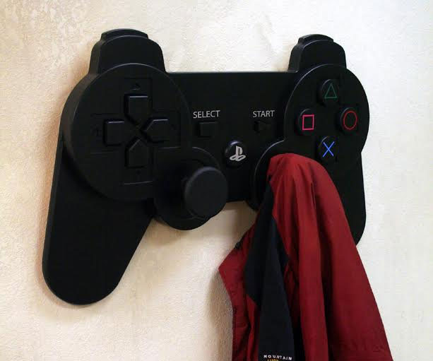 Playstation Controller Coat Rack 1