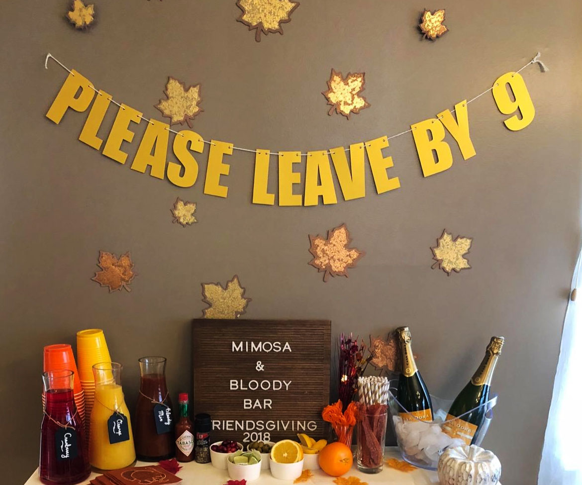 Please Leave By 9 Party Banner 1