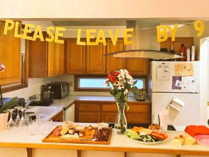 Please Leave By 9 Party Banner | Million Dollar Gift Ideas