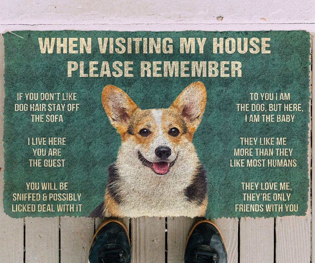 Please Remember Dog’s Rules Doormat
