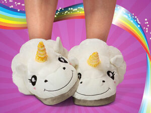 Plush Unicorn Slippers | Million Dollar Gift Ideas