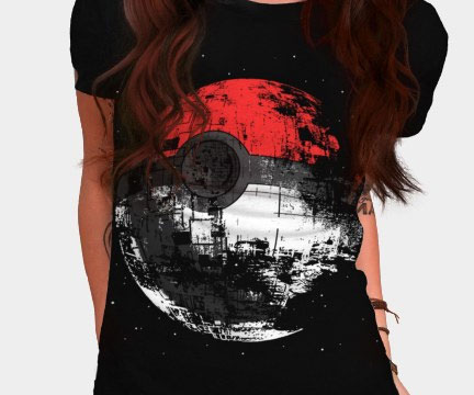 Pokeball Death Star Shirt