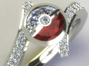 Pokemon Diamond Engagement Ring | Million Dollar Gift Ideas