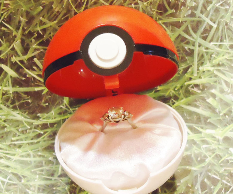 Pokemon Engagement Ring Box