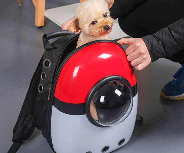 Pokemon Poke Ball Pet Carrier Backpack 2
