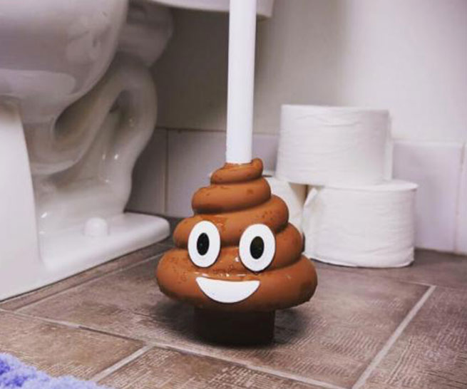 Poop Emoji Plunger