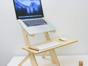 Portable Wooden Standing Laptop Desk | Million Dollar Gift Ideas