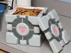 Portal Cube Cookie Jar | Million Dollar Gift Ideas