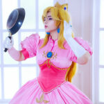 Princess Peach Cosplay Dress 1