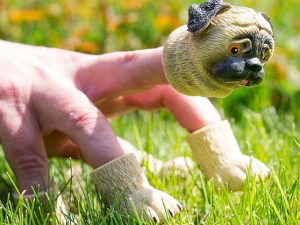 Pug Finger Puppet | Million Dollar Gift Ideas