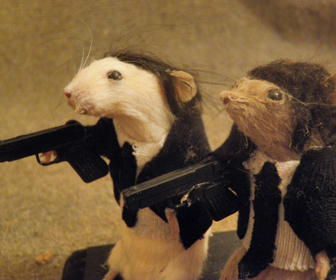 Pulp Fiction Taxidermy Rats