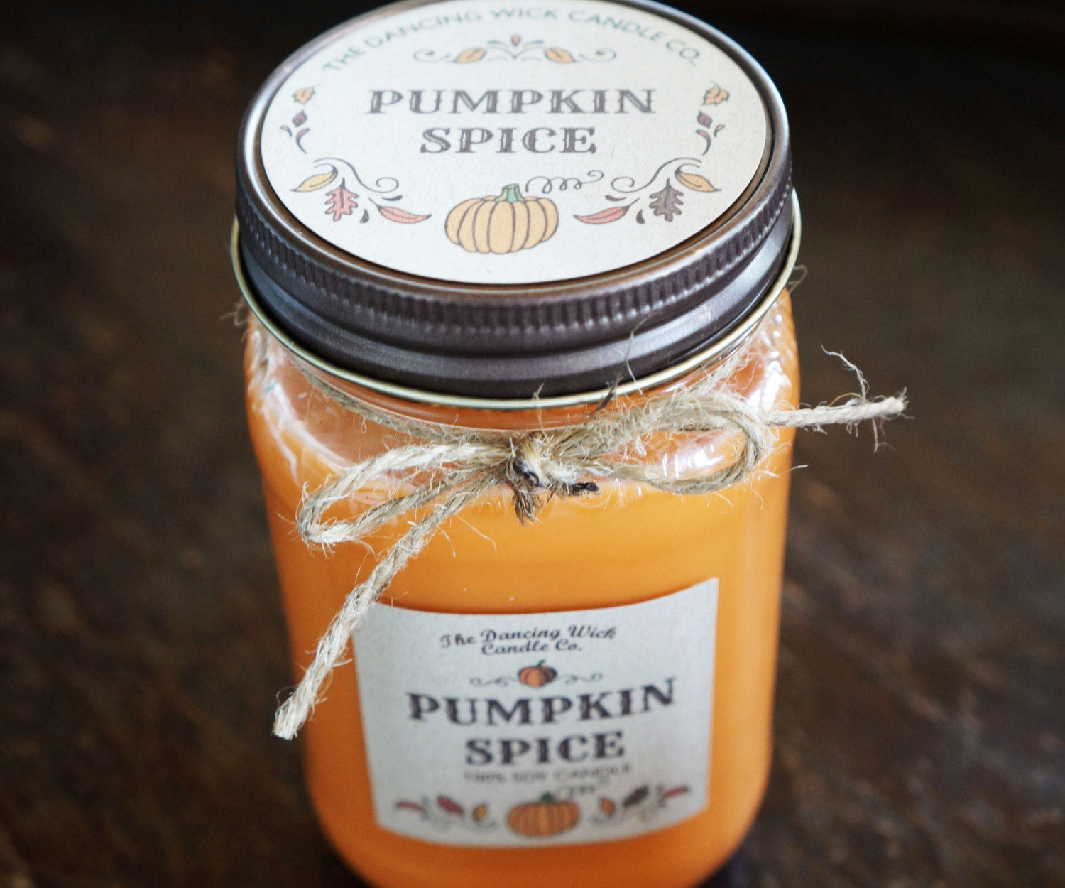Pumpkin Spice Scented Candle 1