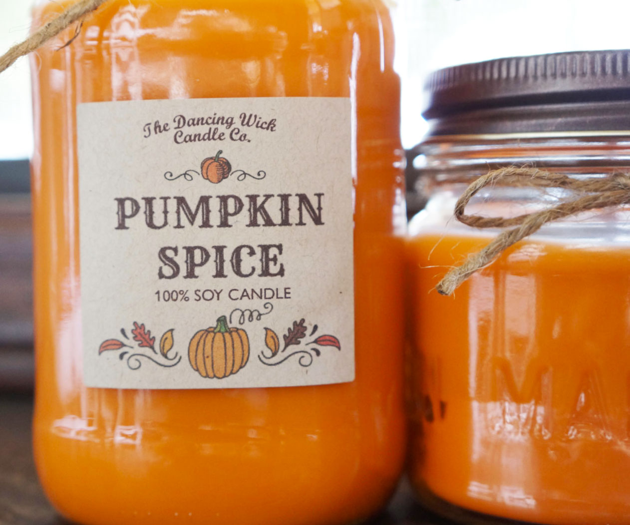 Pumpkin Spice Scented Candle 2
