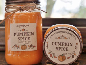 Pumpkin Spice Scented Candle | Million Dollar Gift Ideas