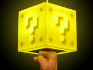Question Block Lamp | Million Dollar Gift Ideas