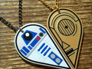 R2-D2 C-3PO BFF Necklace | Million Dollar Gift Ideas