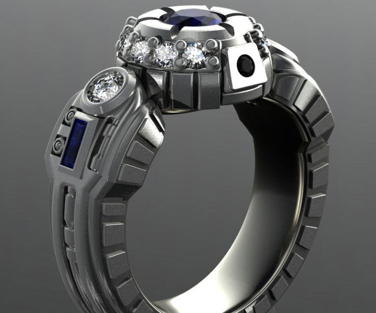 R2-D2 Engagement Ring