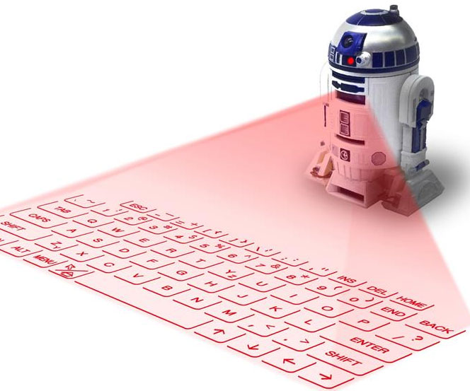 R2 D2 Keyboard Projector 1