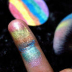 Rainbow Highlighter Makeup