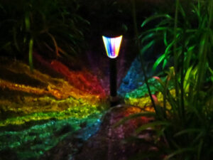 Rainbow Kaleidoscope Solar Path Light 1
