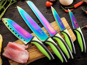 Rainbow Kitchen Knives | Million Dollar Gift Ideas