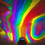 Rainbow Light Projecting Lamp