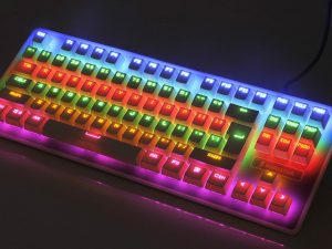 Rainbow Light Up Mechanical Keyboard | Million Dollar Gift Ideas