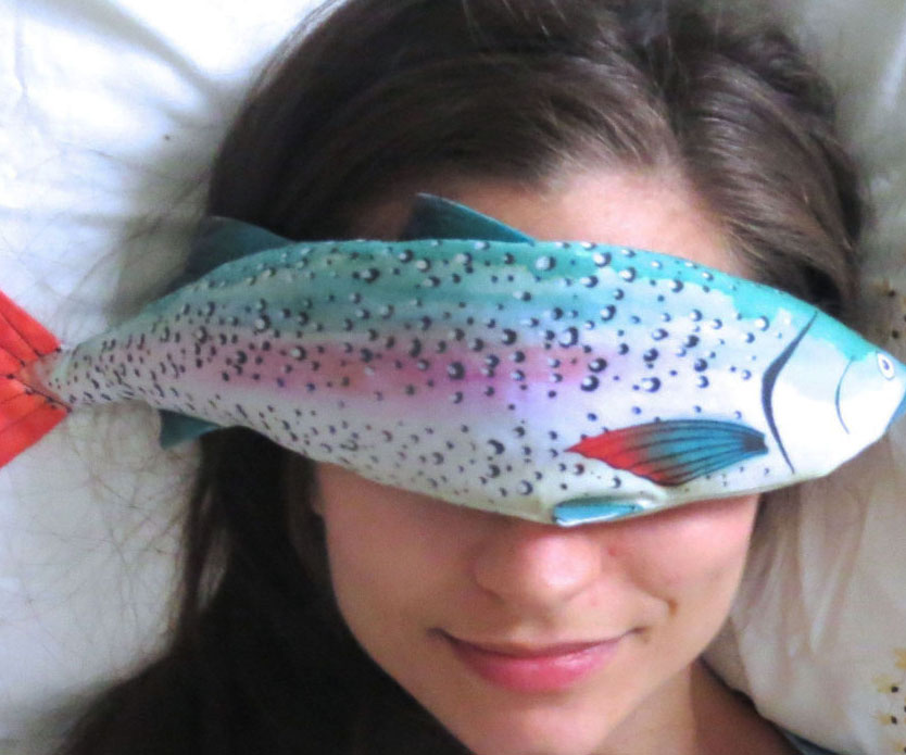 Rainbow Trout Lavender Eye Pillow