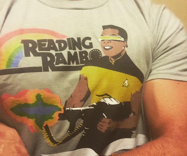 Reading Rambo T Shirt 2