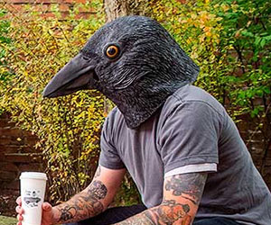 Realistic Crow Mask