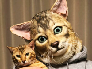 Realistic Furry Cat Mask | Million Dollar Gift Ideas