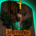 Realistic Jagermeister Logo Sign 1