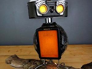 Recycled Camera Owl Lamp | Million Dollar Gift Ideas